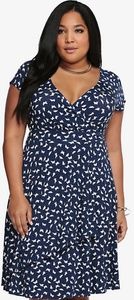 Butterfly faux wrap dress from Torrid